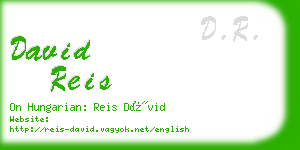 david reis business card